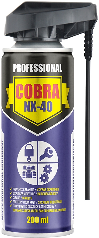 

Смазка Nowax Cobra NX-40 Professional многофункциональная NX20600