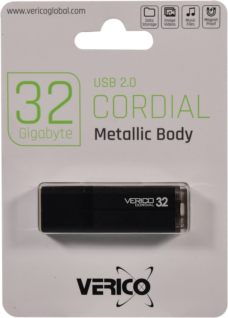 

Флешка Verico Cordial 32 ГБ 1UDOVMFBK33NN
