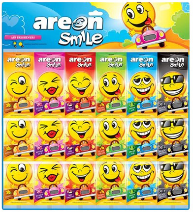 

Набор ароматизаторов Areon Smile Ассорти SMILEMIX