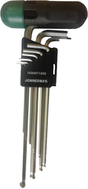 

Набор ключей шестигранных Jonnesway H06MT109S 1,5-10 мм с шарообразным наконечником 8 шт