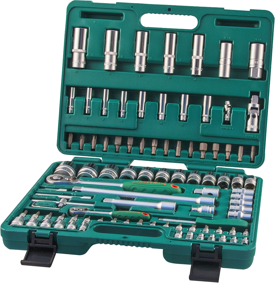 

Набор торцевых головок и комплектующих Jonnesway S04H52494S 62 шт. 1/2", 1/4"