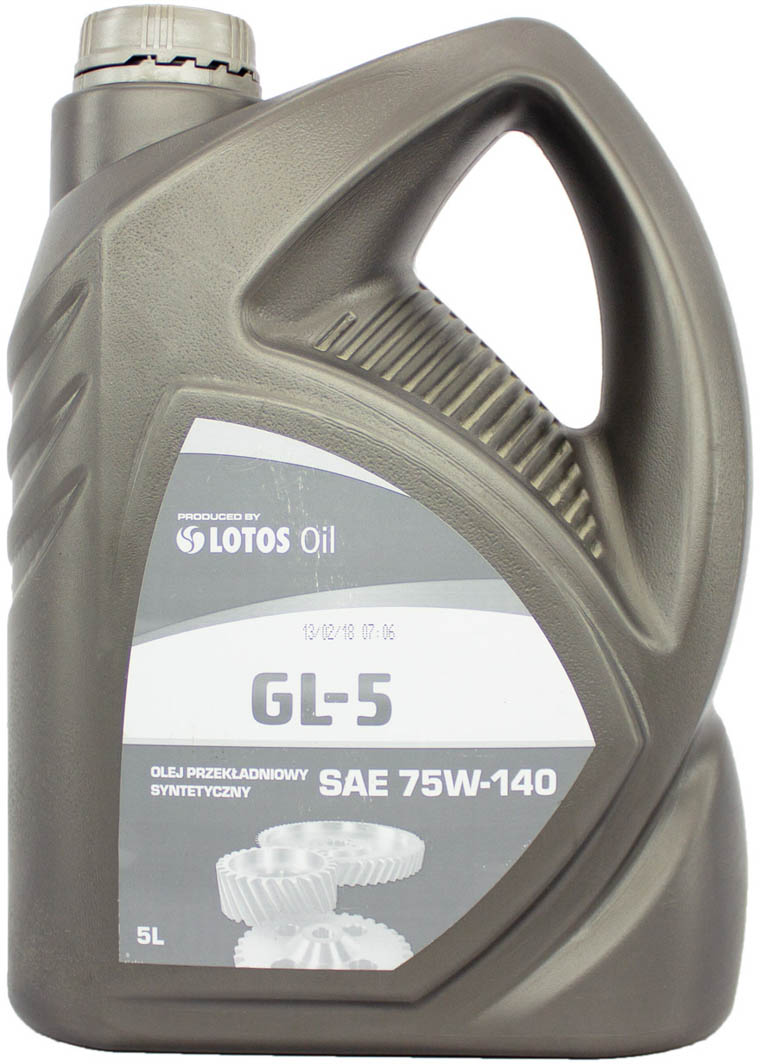 

Трансмиссионное масло LOTOS GL-5 GL-4 75W-140 синтетическое WK-K500E20-0N0