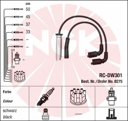 

NGK RCDW301 Провод зажигания