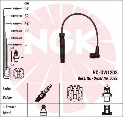 

NGK RCDW1203 Провод зажигания
