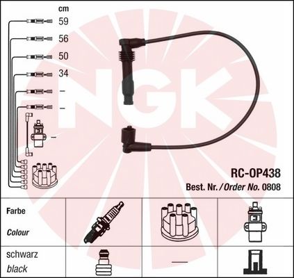 

NGK RCOP438 Провод зажигания