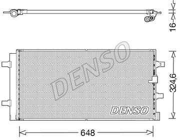 

Denso dcn02044 Радиатор кондиционера