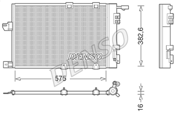 

Denso dcn20038 Радиатор кондиционера