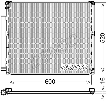 

Denso dcn50051 Радиатор кондиционера