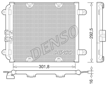 

Denso dcn02028 Радиатор кондиционера