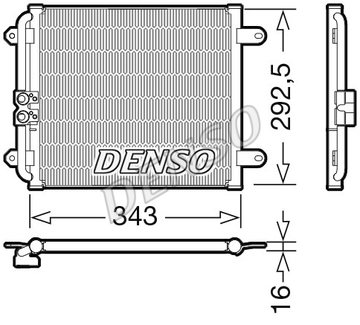 

Denso dcn02032 Радиатор кондиционера