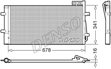 

Denso dcn02035 Радиатор кондиционера