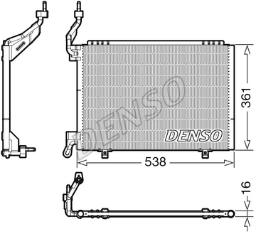 

Denso dcn10038 Радиатор кондиционера