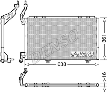 

Denso dcn10039 Радиатор кондиционера