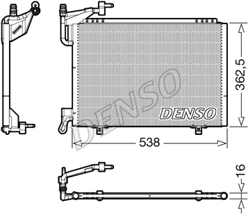 

Denso dcn10042 Радиатор кондиционера