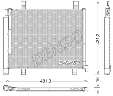 

Denso dcn32023 Радиатор кондиционера