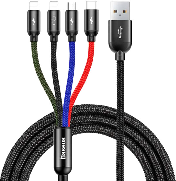 

Кабель 4 в 1 Baseus Rapid Series 4-IN-1 CA1T4-A01 1,2 м