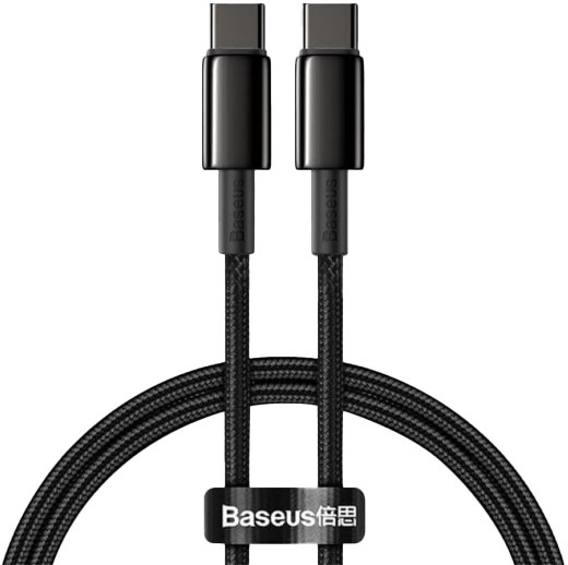 

Кабель Baseus Tungsten Gold CATWJ-01 USB type-C - USB type-C 1 м