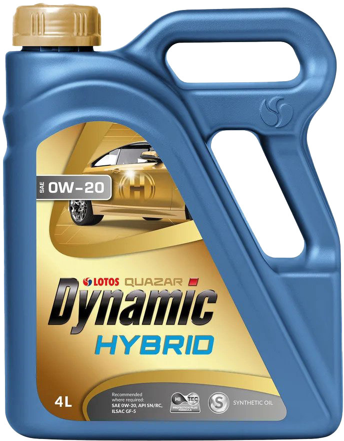 

Моторное масло LOTOS Quazar Dynamic Hybrid 0W-20 синтетическое WFK405H300H0