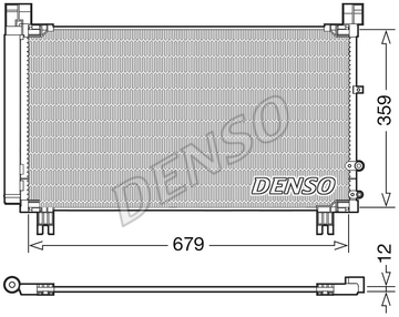 

Denso DCN50053 Радиатор кондиционера