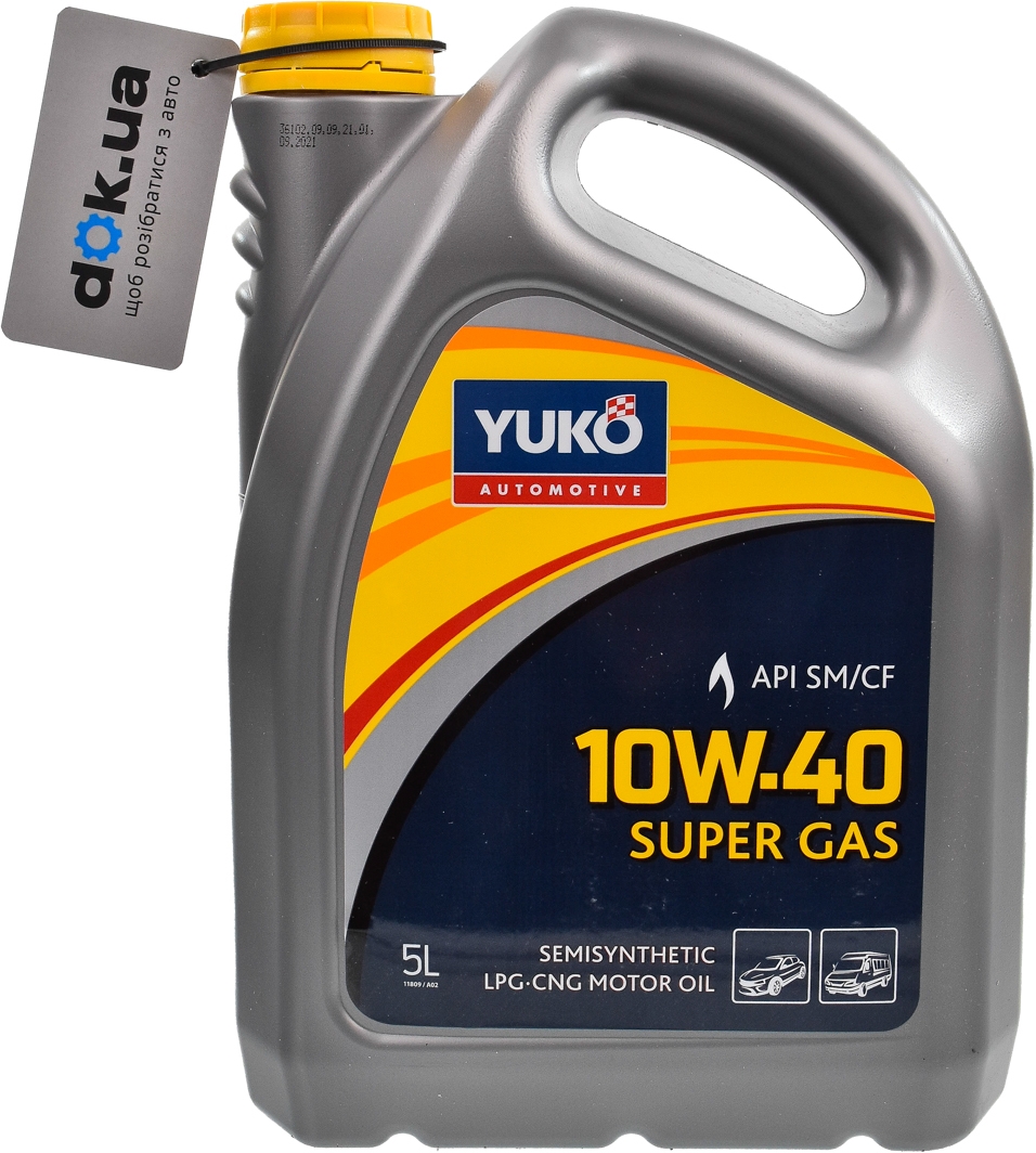 

Моторное масло Yuko Super Gas 10W-40 полусинтетическое 482007024451