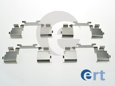 

ERT 420138 Комплектующие, колодки дискового тормоза