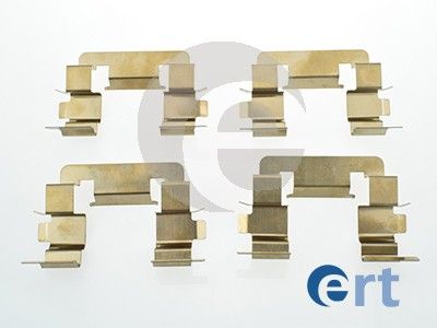 

ERT 420134 Комплектующие, колодки дискового тормоза