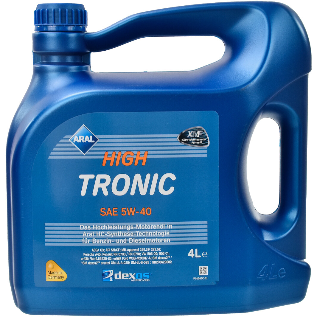 Масло Aral HighTronic 5W-40 для Mitsubishi Pajero 4 л