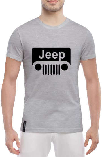 

Футболка мужская Globuspioner классическая Jeep 4x4 серый спереди 2366917287
