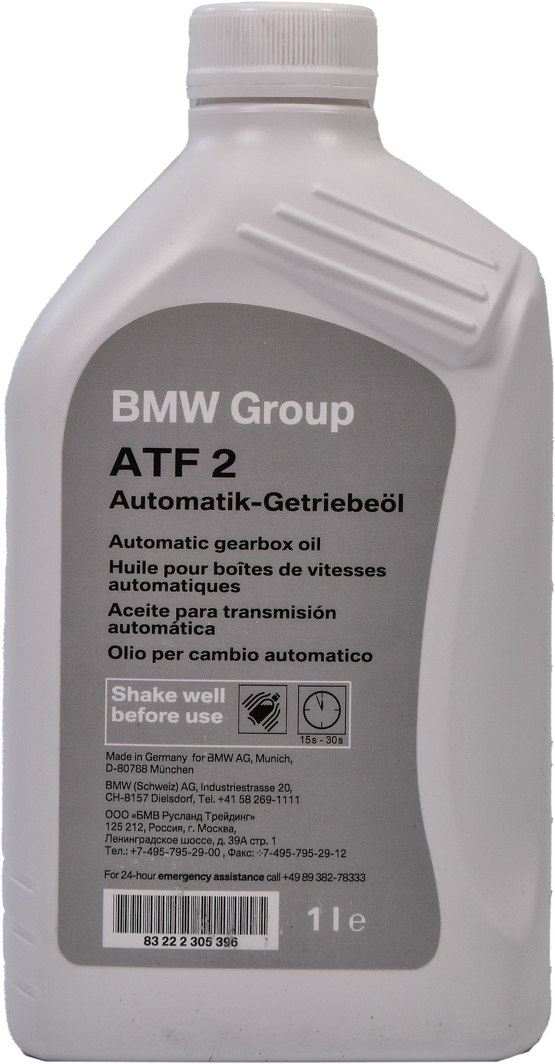

Трансмиссионное масло BMW ATF 2 синтетическое 83222305396