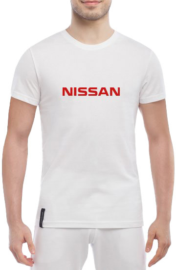 

Футболка мужская Globuspioner классическая Nissan Sign белый спереди 140971711