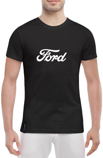 

Футболка мужская Globuspioner классическая Ford Big Logo v2 черный спереди 667741721
