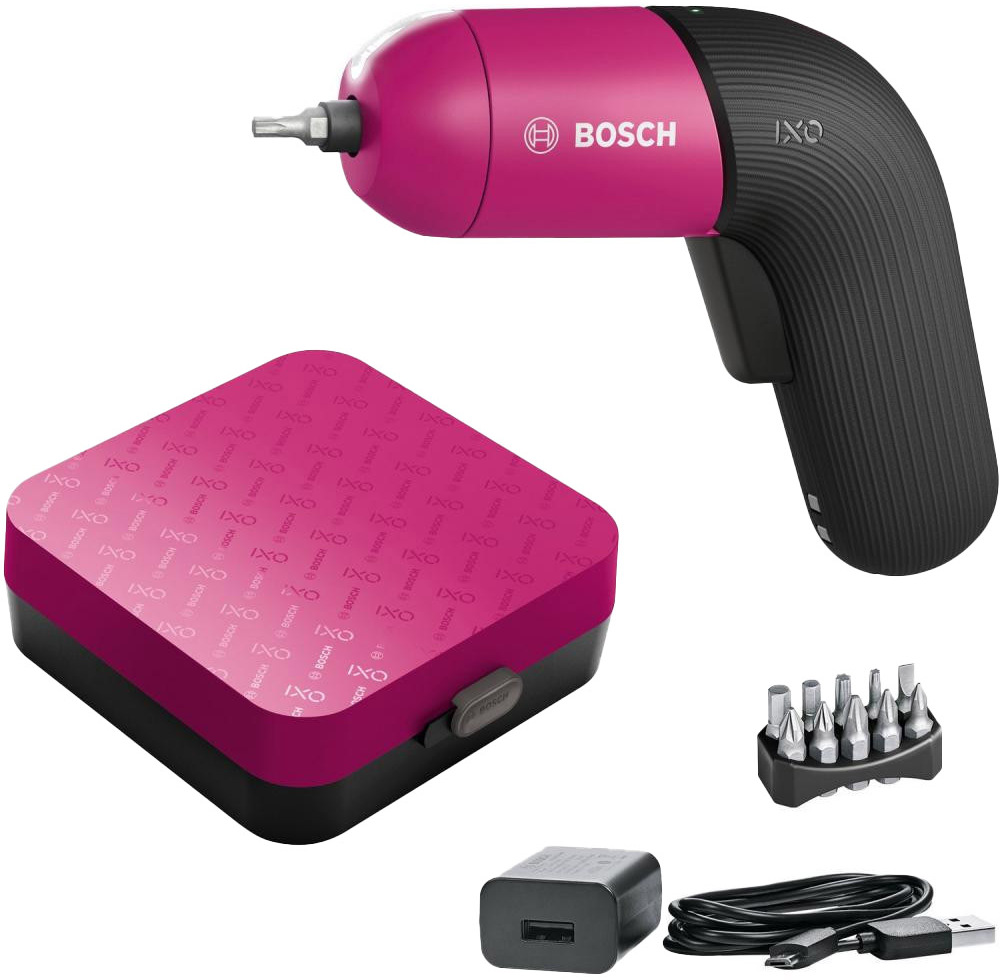 

Электроотвертка Bosch IXO VI Colour (ЗУ + биты + чехол) 06039C7022