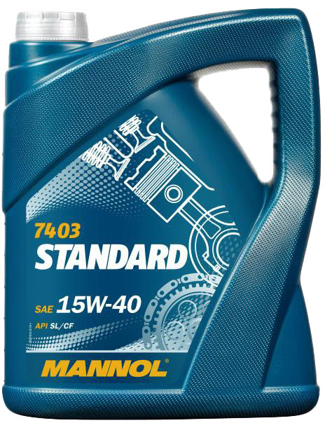 

Моторное масло Mannol Standard 15W-40 минеральное MN7403-5