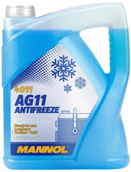

Готовый антифриз Mannol AG11 (-40) Longterm G11 синий MN4011-5