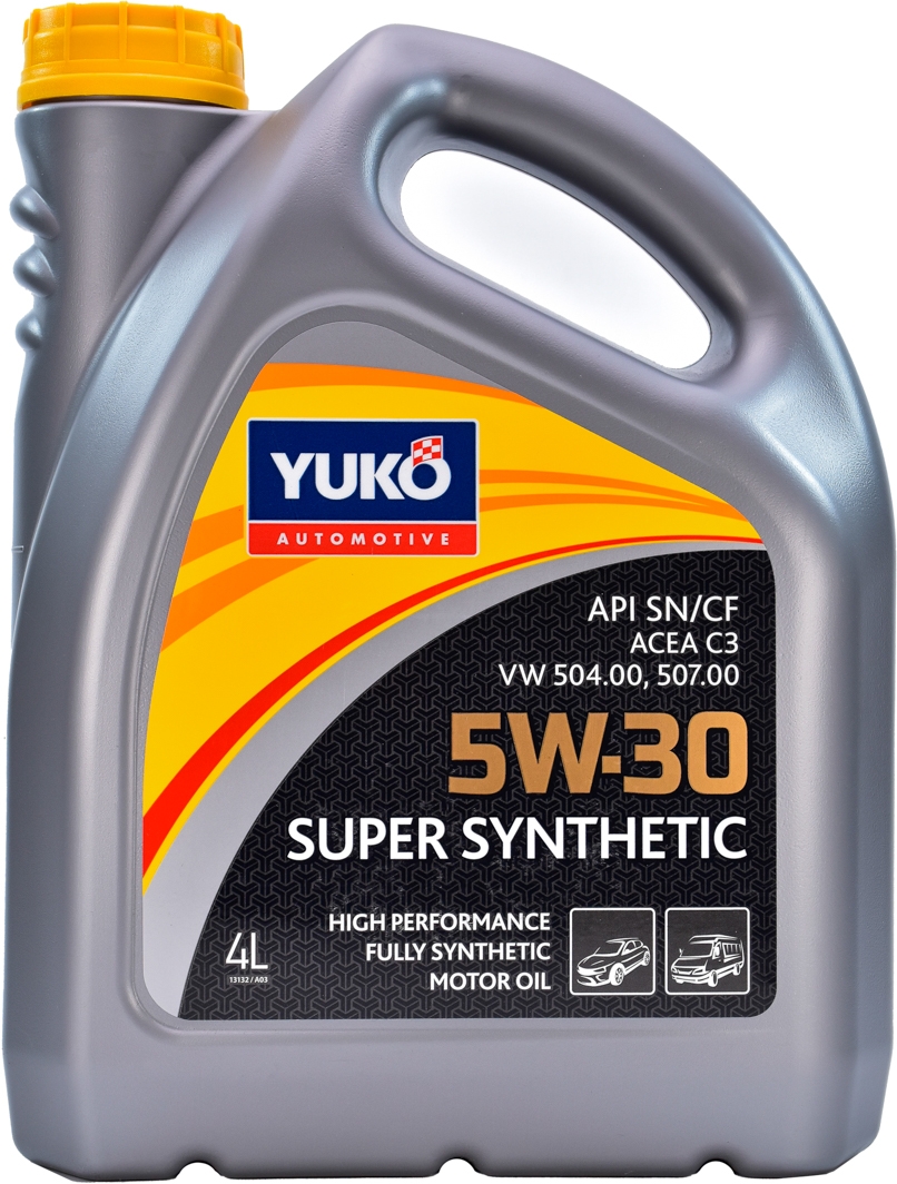 

Моторное масло Yuko Super Synthetic C3 5W-30 синтетическое 482007024566