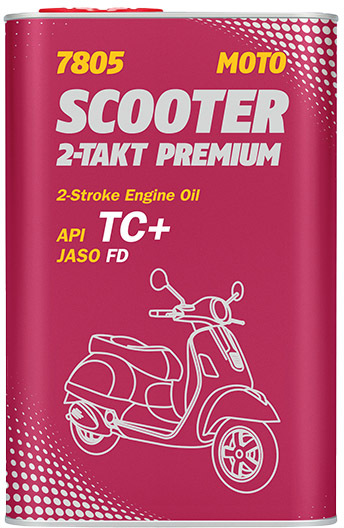 

Моторное масло 2T Mannol Scooter 2-Takt Premium синтетическое MN7805-1ME