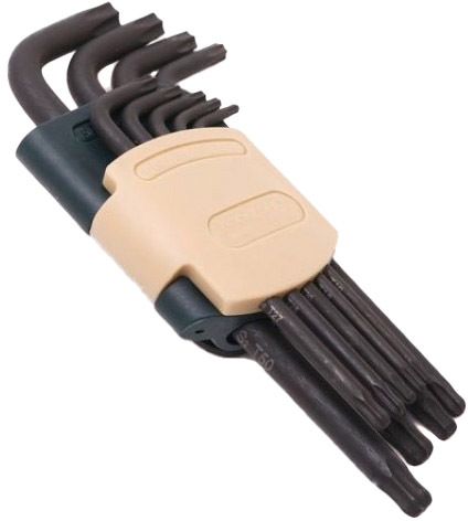 

Набор ключей TORX Rockforce RF-5098LB T10-T50 с шарообразным наконечником 9 шт