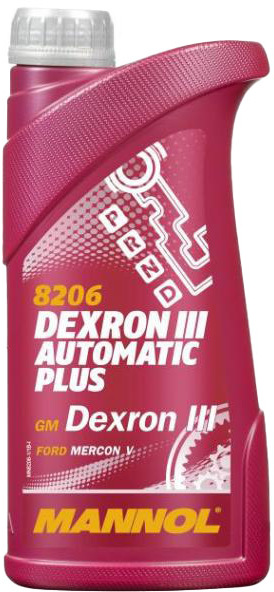 

Трансмиссионное масло Mannol Dexron III Automatic Plus MN8206-4