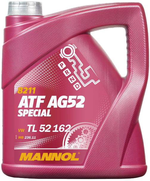 

Трансмиссионное масло Mannol ATF AG52 Automatic Special синтетическое MN8211-4