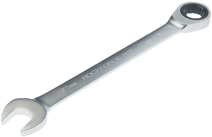 

Ключ комбинированный трещоточный Rockforce RF-75727 I-образный 27 мм
