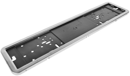 

Рамка номерного знака Elegant EL100585 серебристый