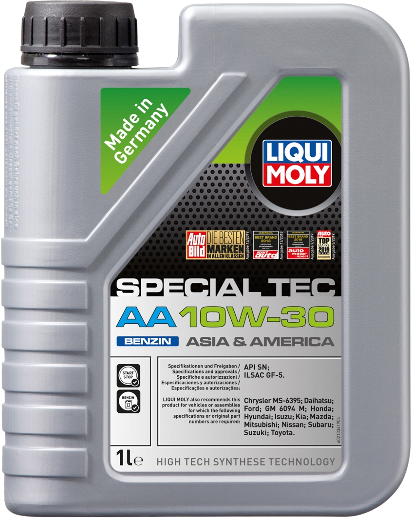 

Моторное масло Liqui Moly Special Tec AA Benzin 10W-30 21337