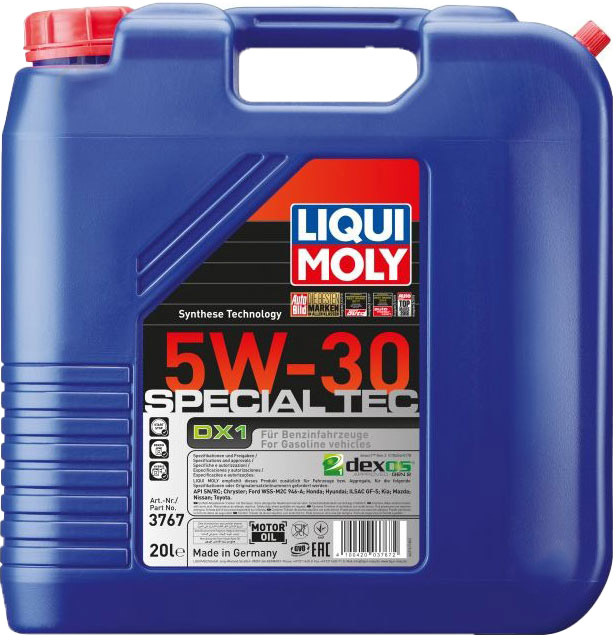 

Моторное масло Liqui Moly Special Tec DX1 5W-30 синтетическое 3767