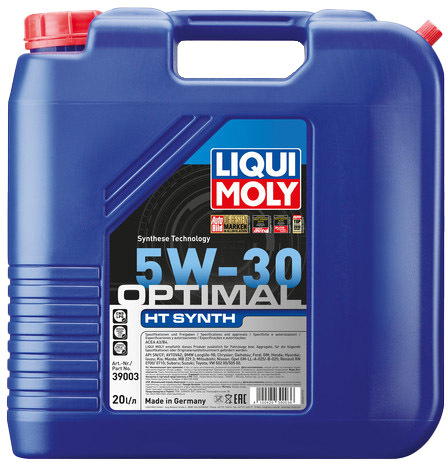 

Моторное масло Liqui Moly Optimal HT Synth 5W-30 синтетическое 39003