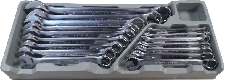 

Набор ключей рожково-накидных Rockforce RF-T5161 6-24 мм 16 шт