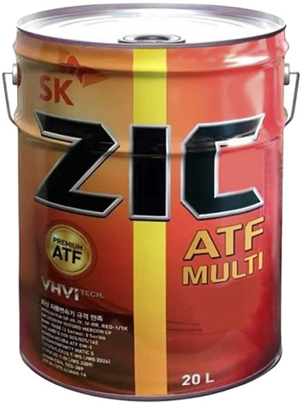 

Трансмиссионное масло ZIC ATF Multi HT синтетическое 192664