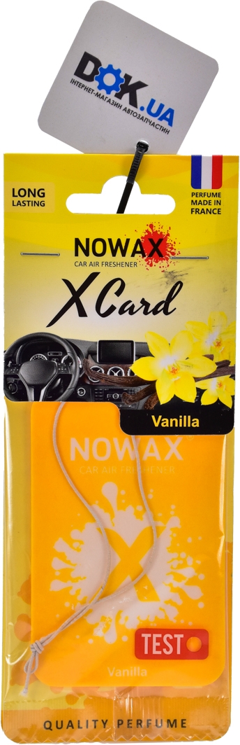 

Ароматизатор Nowax X Card Vanilla NX07536