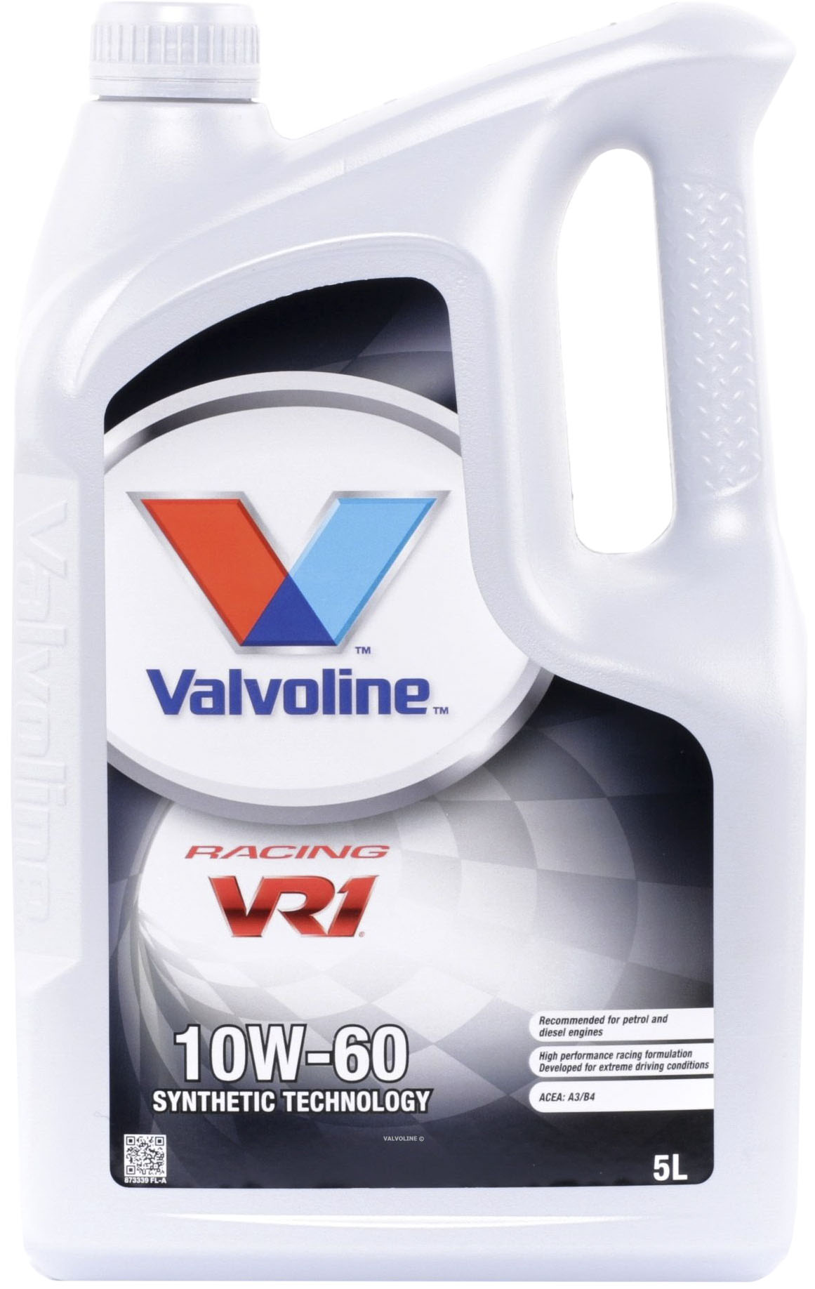 

Моторное масло Valvoline VR1 Racing 10W-60 синтетическое 873339
