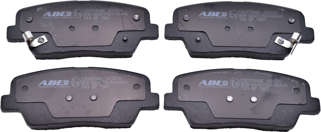 

Abe C20316ABE Тормозные колодки