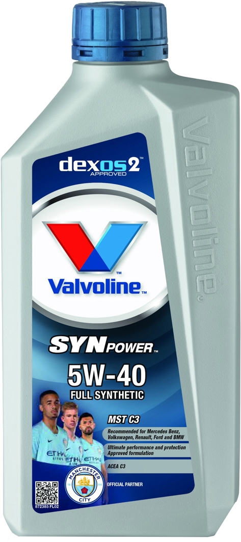 

Моторное масло Valvoline SynPower MST C3 5W-40 синтетическое 872386